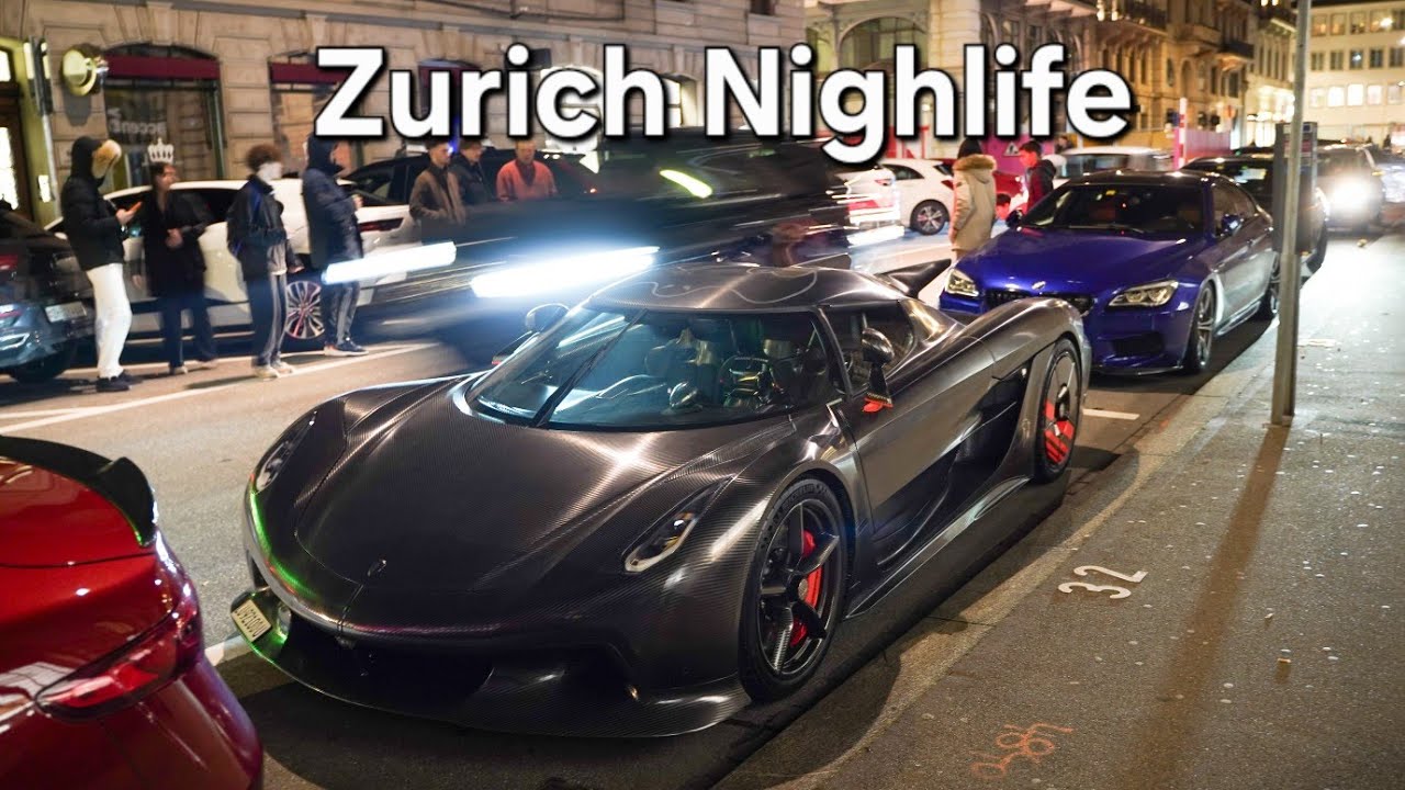 Crazy Zurich Nighlife - Supercars, Hypercars, Loud Cars