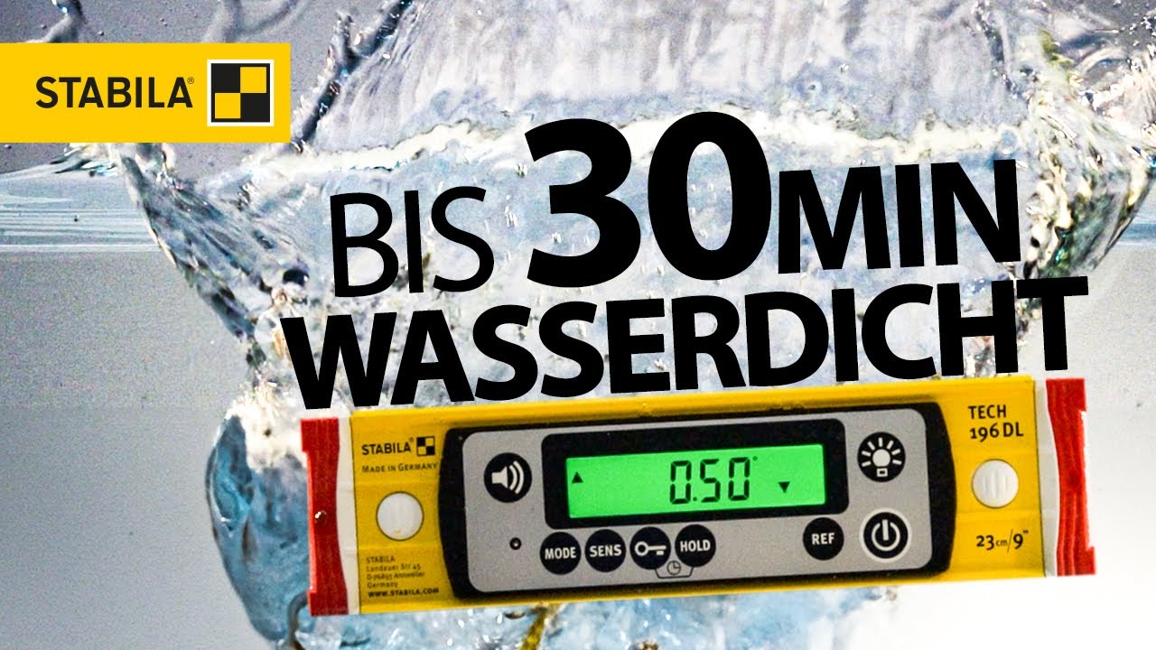 STABILA TECH 196 DL/M DL &ndash; Die Revolution: wasser- und staubdicht nach IP 67