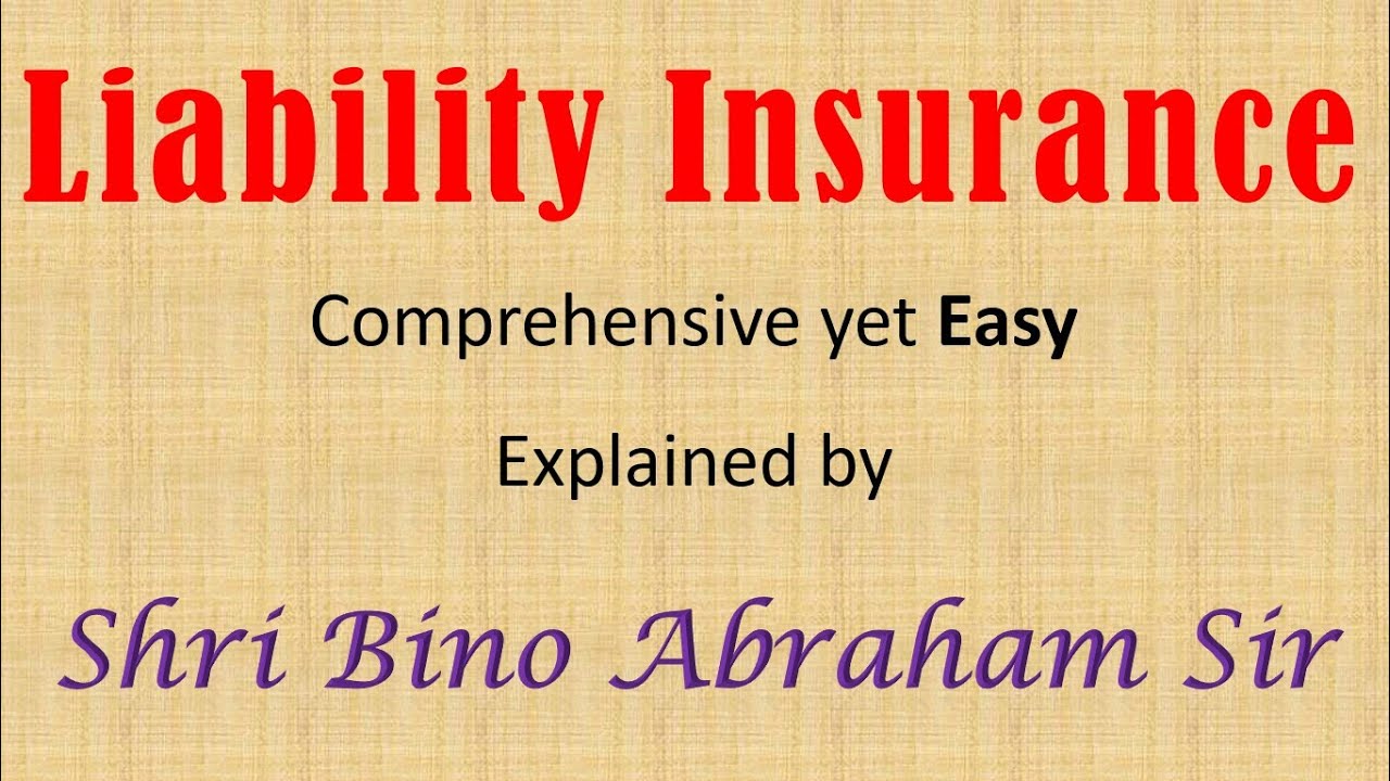 Liability Insurance 