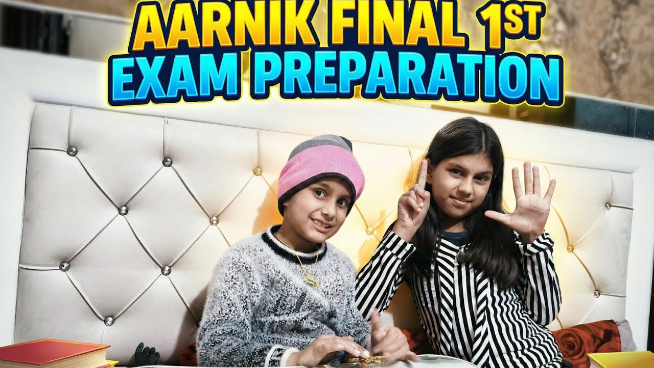 Aarnik final 1st exam preparation | family study vlog | vlog | ‎⁨@PriyankiDailyLife⁩  