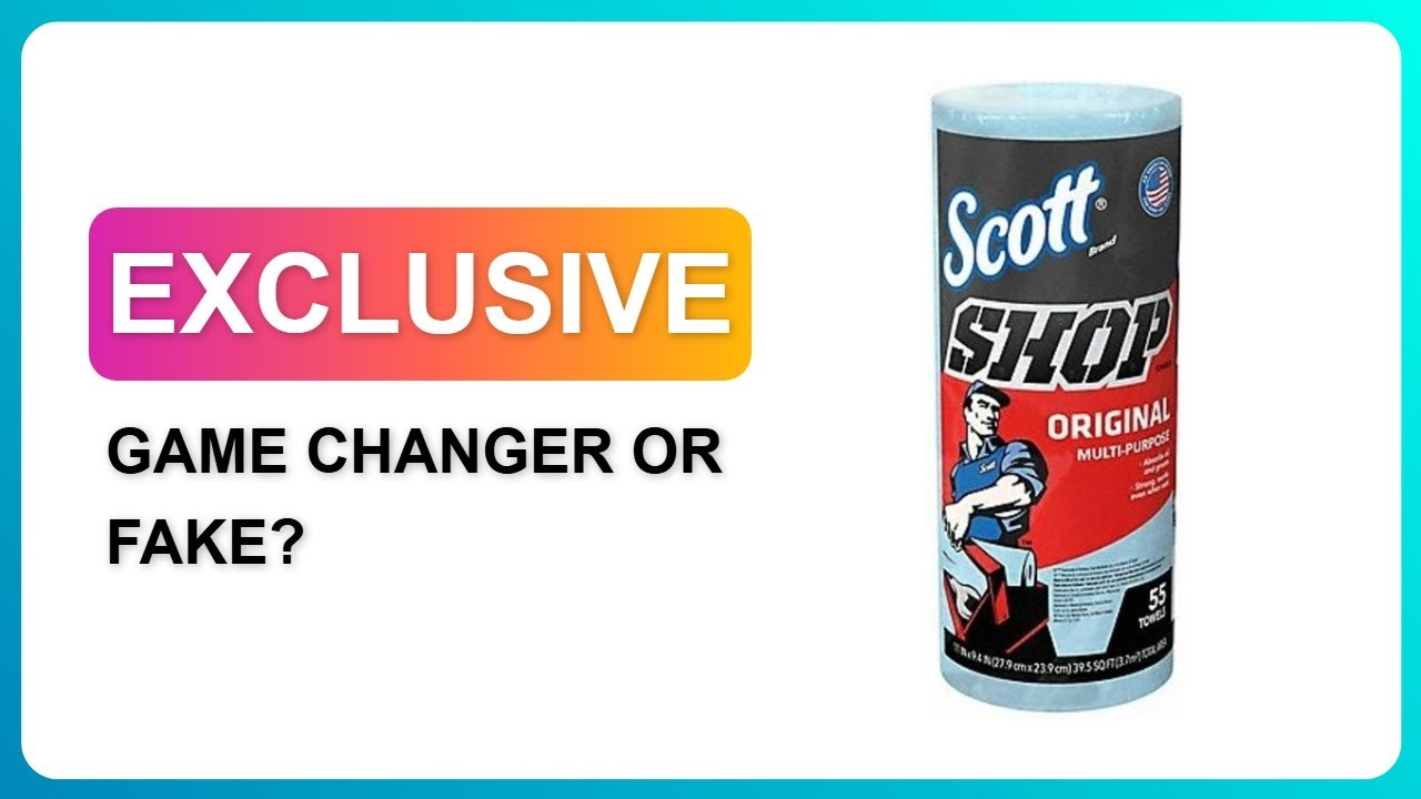 REVIEW (2026): Kimberly-Clark SCOTT Shop Towel Roll | GAME CHANGER OR FAKE?