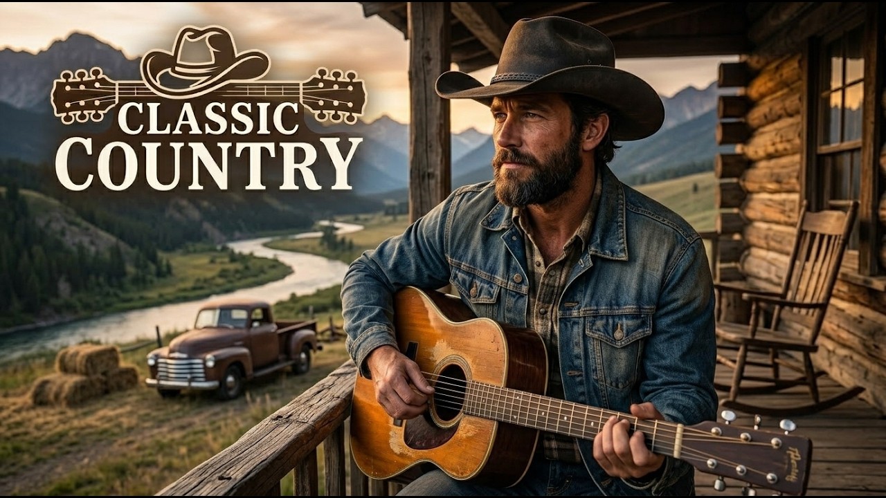 Best Outlaw Country Classics | Willie Nelson Merle Haggard Waylon Jennings | Golden Saddle
