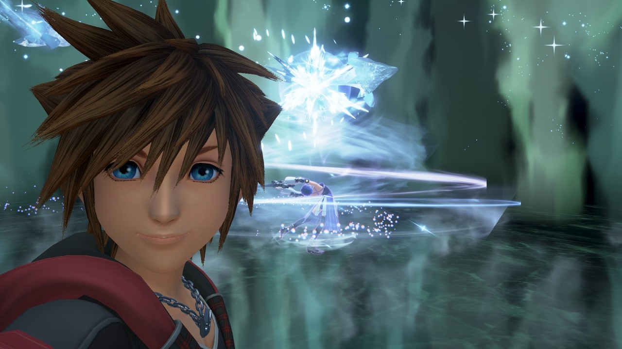 Kingdom Hearts 3.  Zodiac Phantom Aqua/no left analog/no Damage (Critical mode.all pro codes)