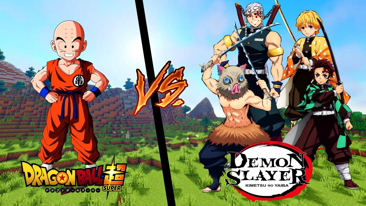 KRILLIN VS DEMON SLAYERS!! (EPICS BATTLE!!!)