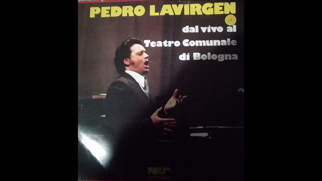 PEDRO LA VIRGEN  DAL VIVO AL TEATRO COMUNALE DI BOLOGNA