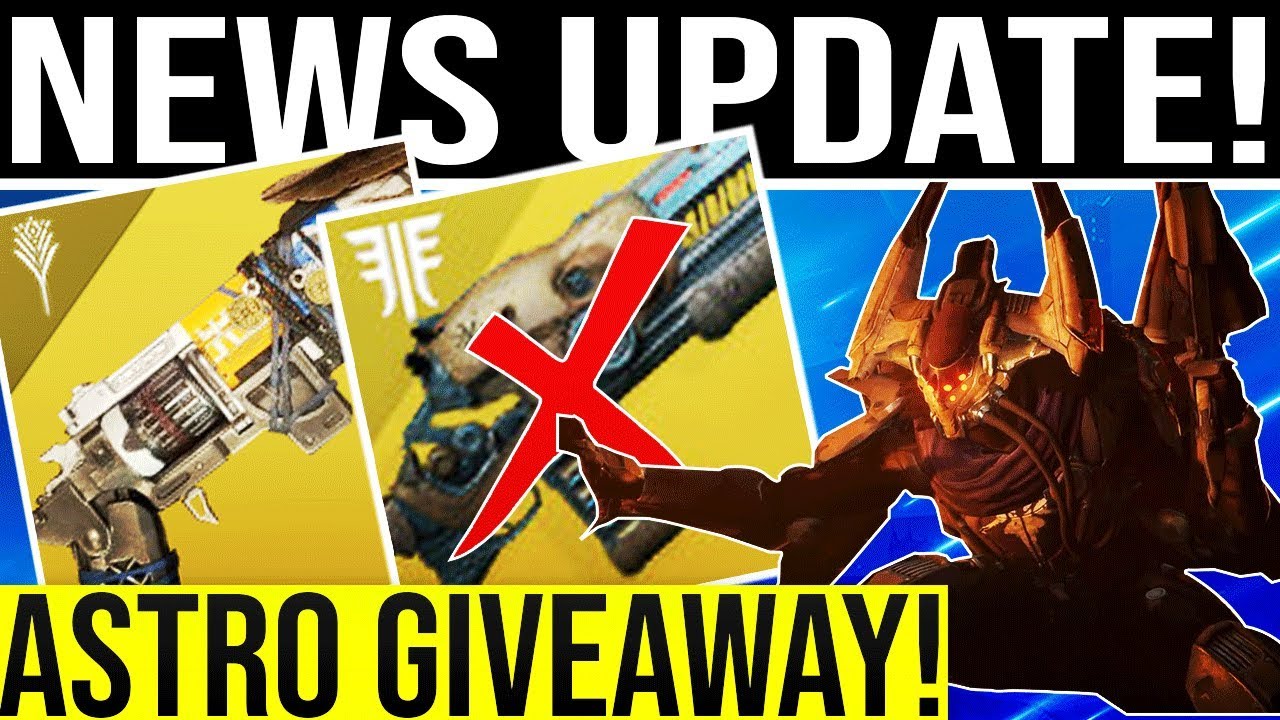 Destiny 2 NEWS! Hotfix, Fall DLC, Lord of Wolves Removal, Free Cross Save(?) Astro A50/A40 Giveaway!