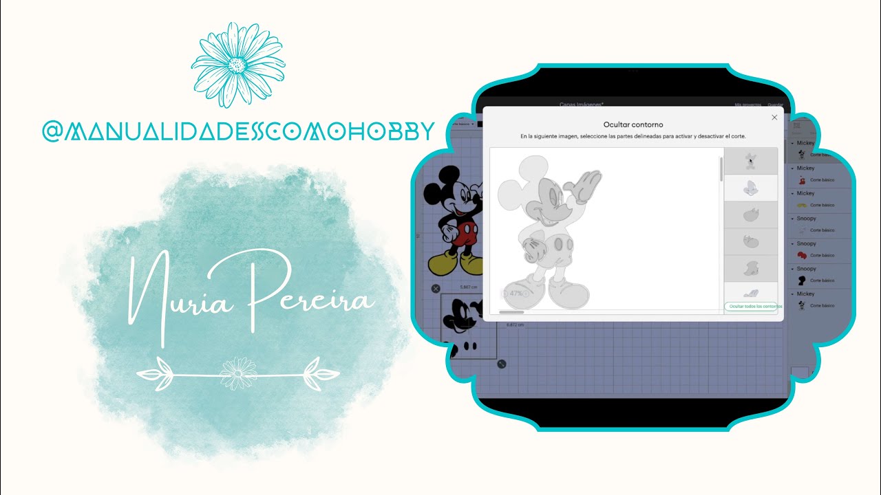 Uso básico de Cricut Design Space: crear capas a imágenes