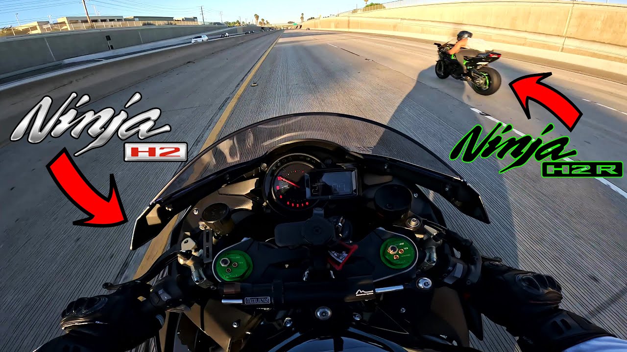 Гонки Ninja H2R и Ninja H2!