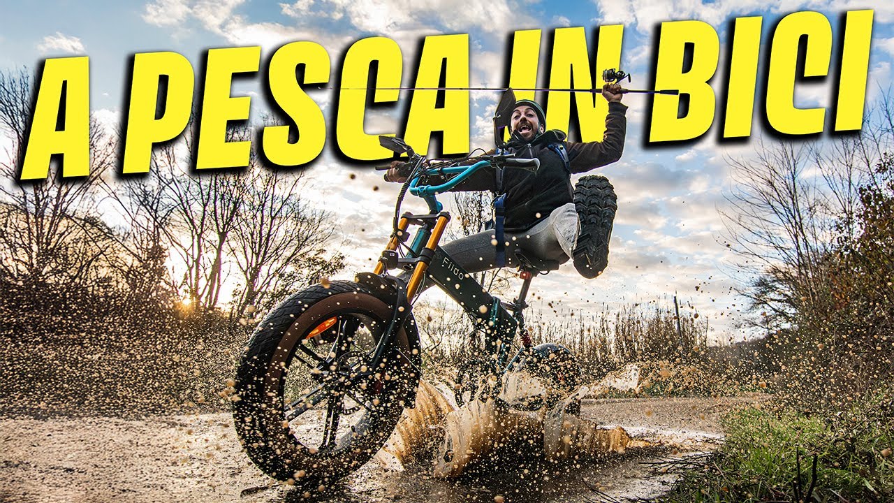 Vado a pesca OVUNQUE con la mia nuova BICI ELETTRICA - Fiido M1 PRO