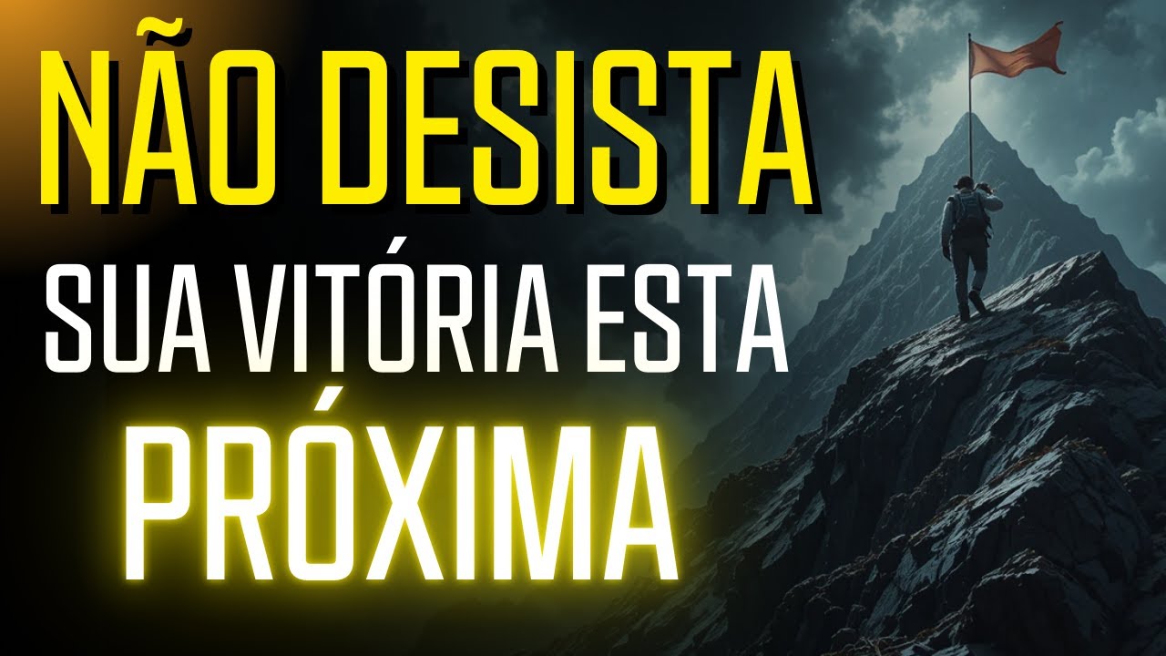 Desistir não é o CAMINHO, Deus te trouxe até aqui por um motivo#deus #motivacional #espiritualidade