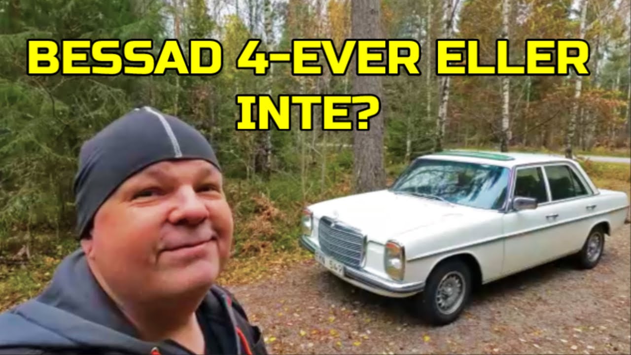 En pratig besiktiningsfilm, Mercedes 200 Compakt W115. Hur kommer det gå?