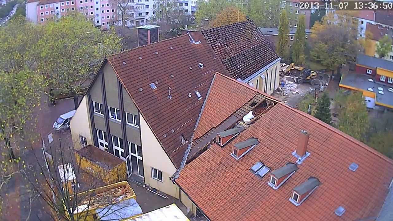 Abriss der Vahrenwalder Kirche