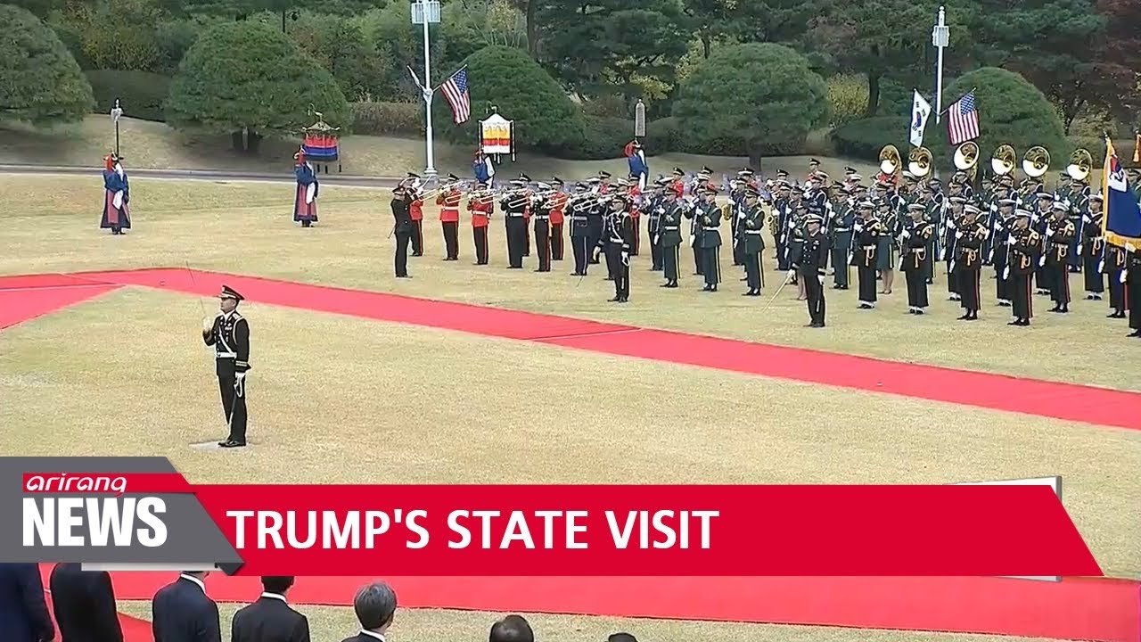 Blue House welcomes U.S. President Trump