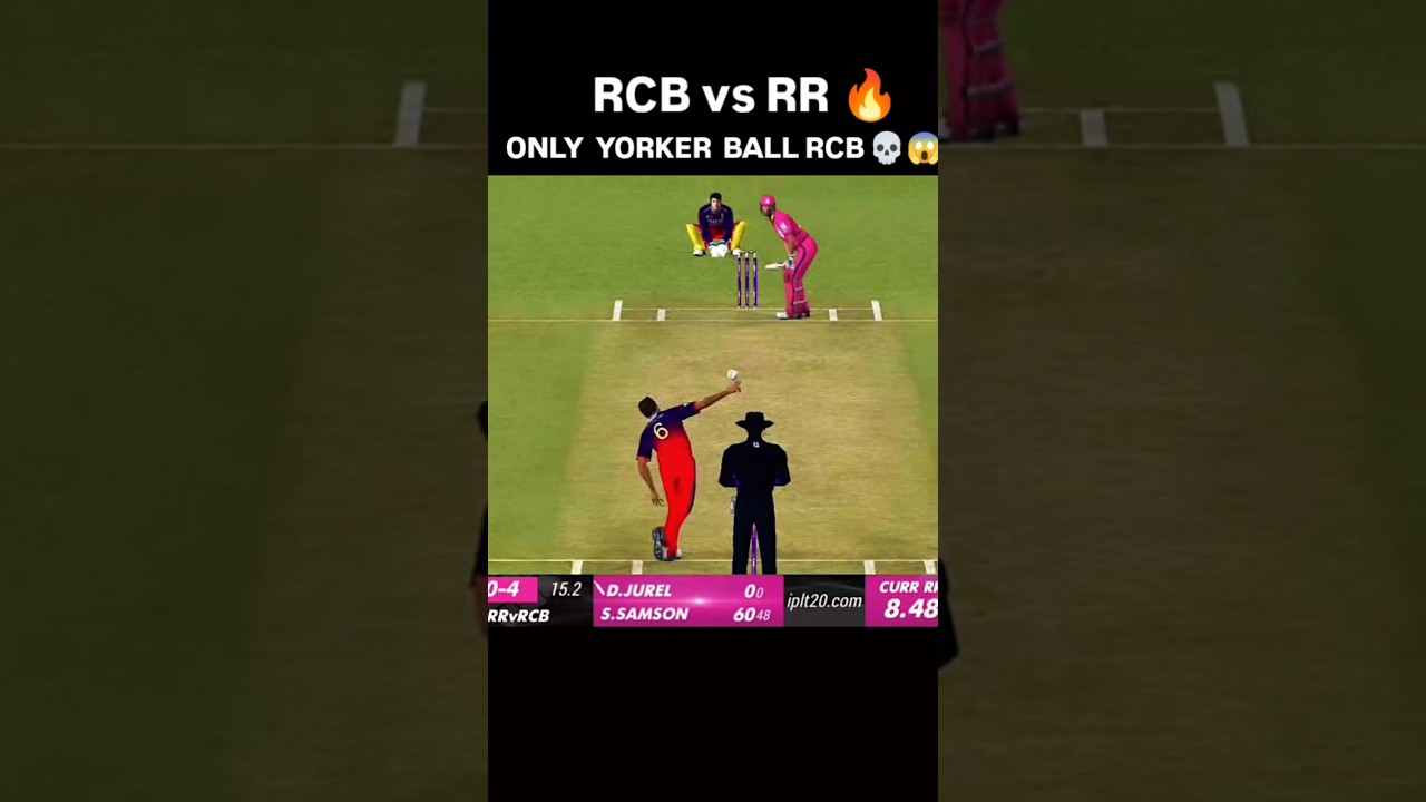 Unbelievable Yorker Delivery In RCB Bowlers IPL 2025 😱 Game Changer 5 #rcbvsrr #ipl2025 #shorts