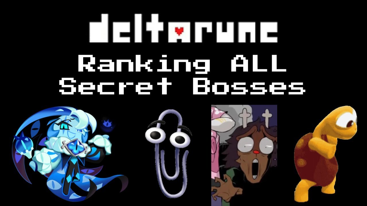 Ranking ALL secret Deltarune bosses