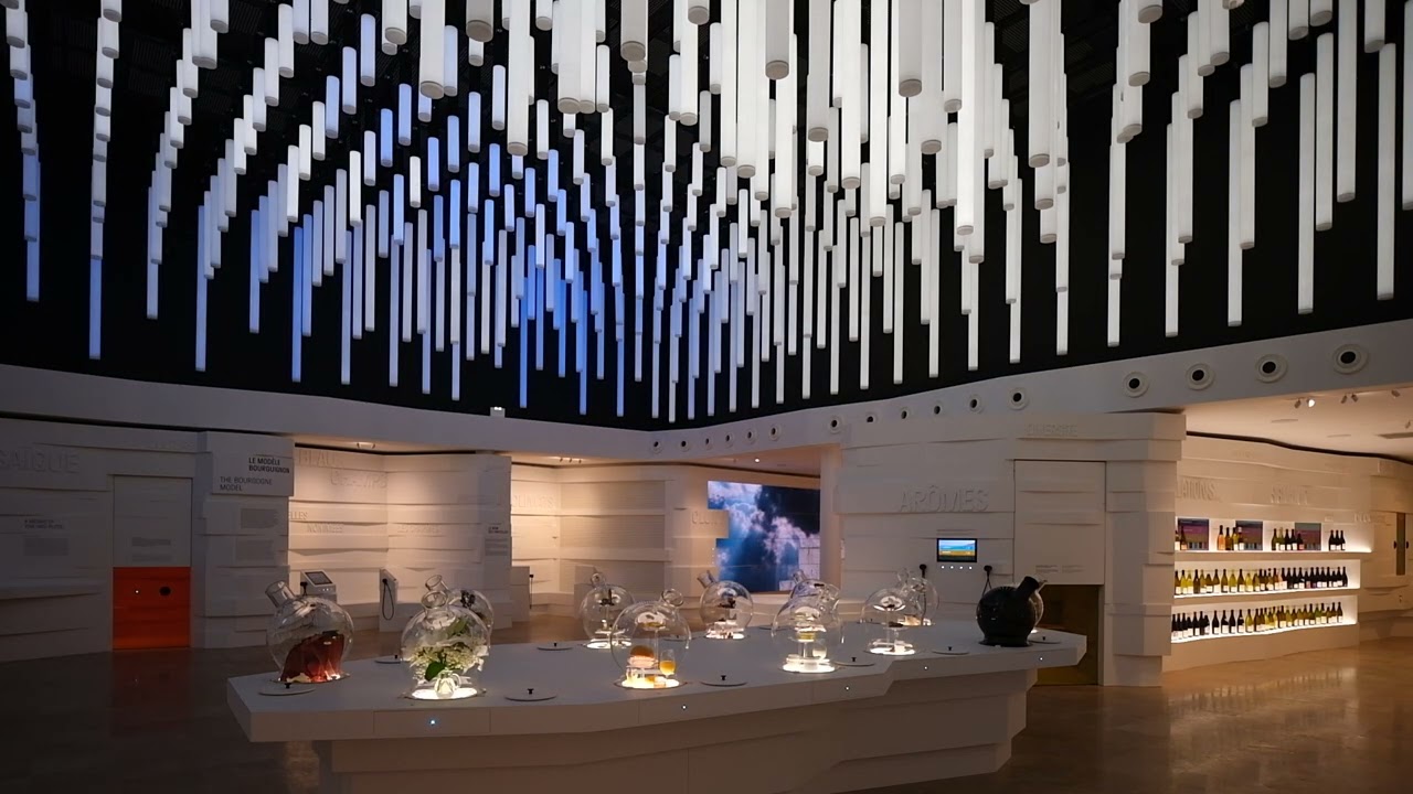 Cit&eacute; des Vins & Climat Bourgondy at Macon & ChablisLight Design by Les &eacute;claireurs