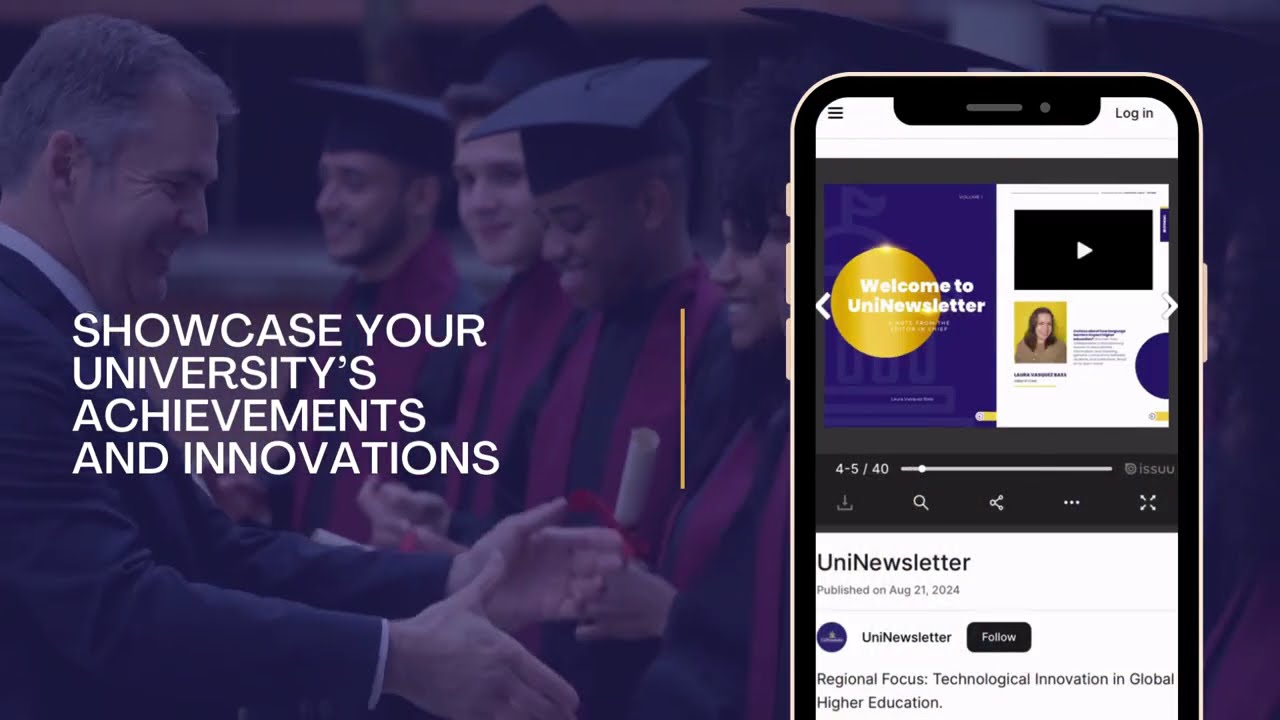 Demo video for university professionals