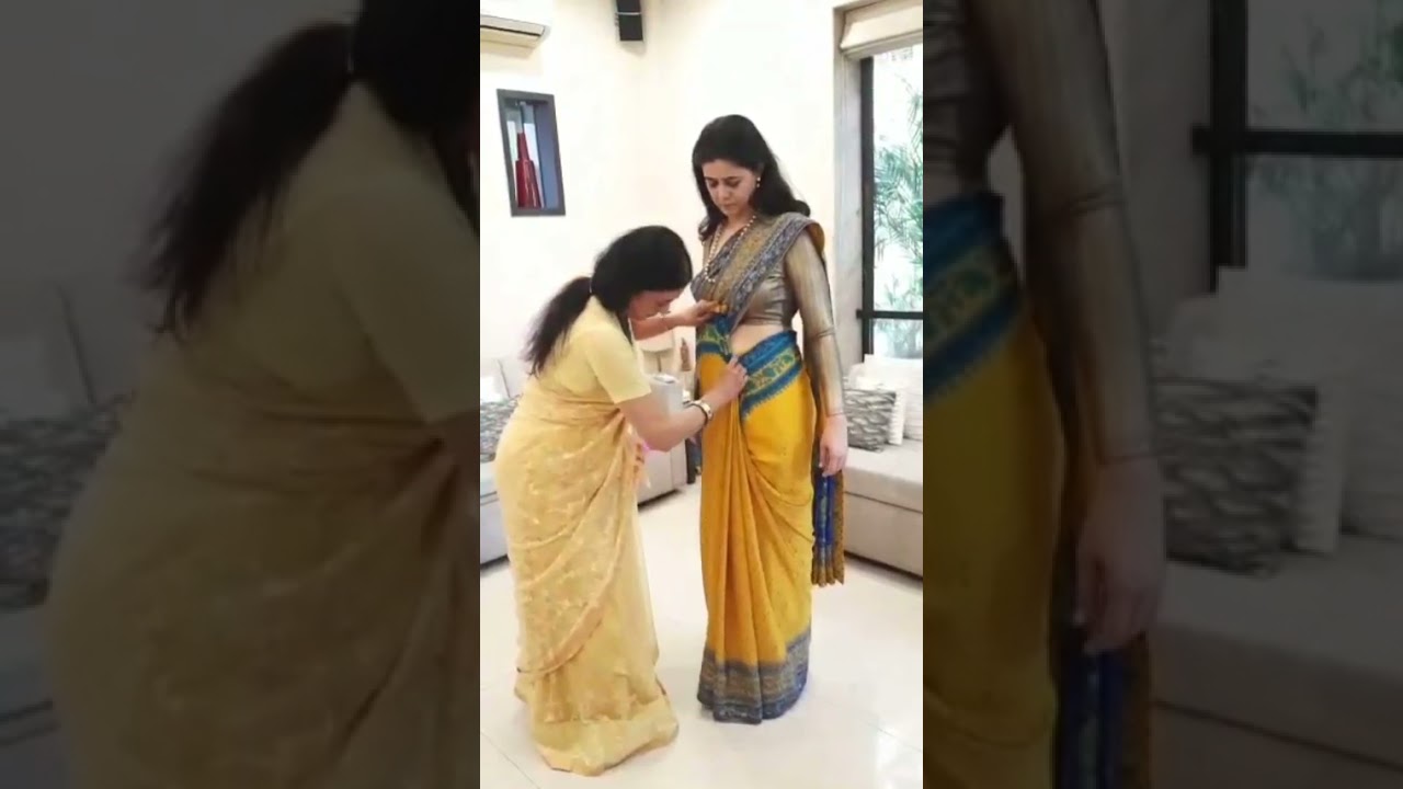 Style No 30 | Unique Retro Saree Style| Kalpana Shah Sari Drapes|