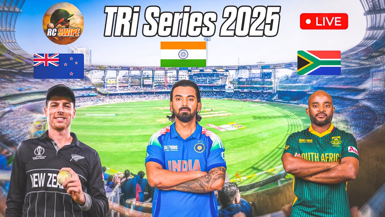 Real Cricket Swipe Ind vs Sa vs Nz Tri Series 2025 🥵 