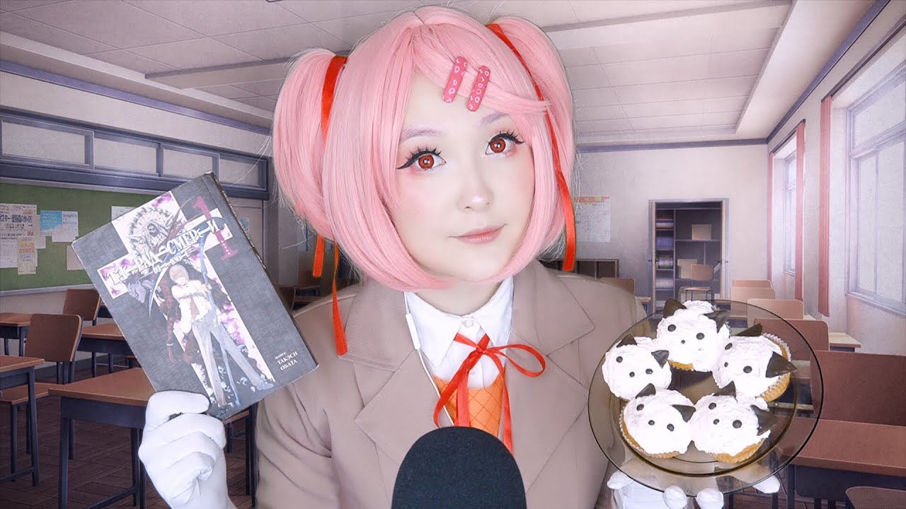 АСМР Добро пожаловать в литературный кружок! 📚 ASMR Doki Doki Literature Club! 🌸 Natsuki 🌸