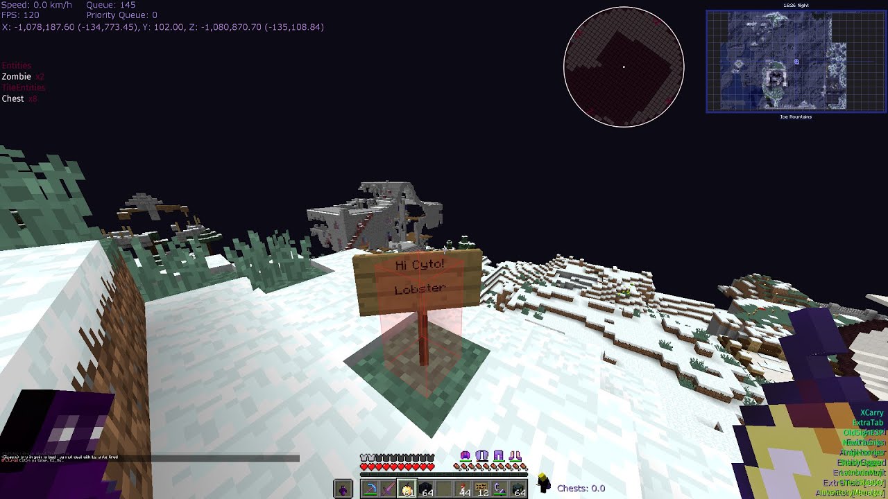 2b2t: Imperator's Base Old Signs Uncovered || Stream Highlights 28