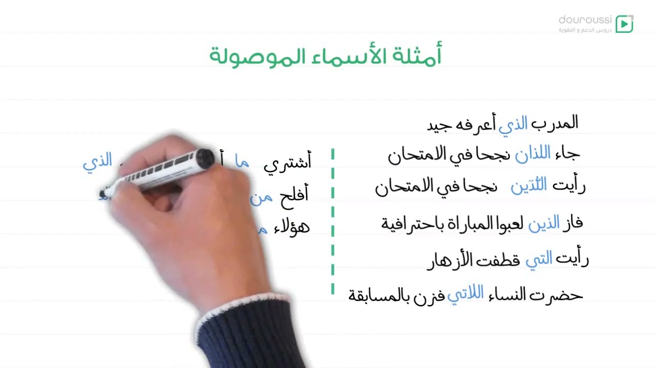 1AM - الإسم الموصول - السنة الأولى متوسط