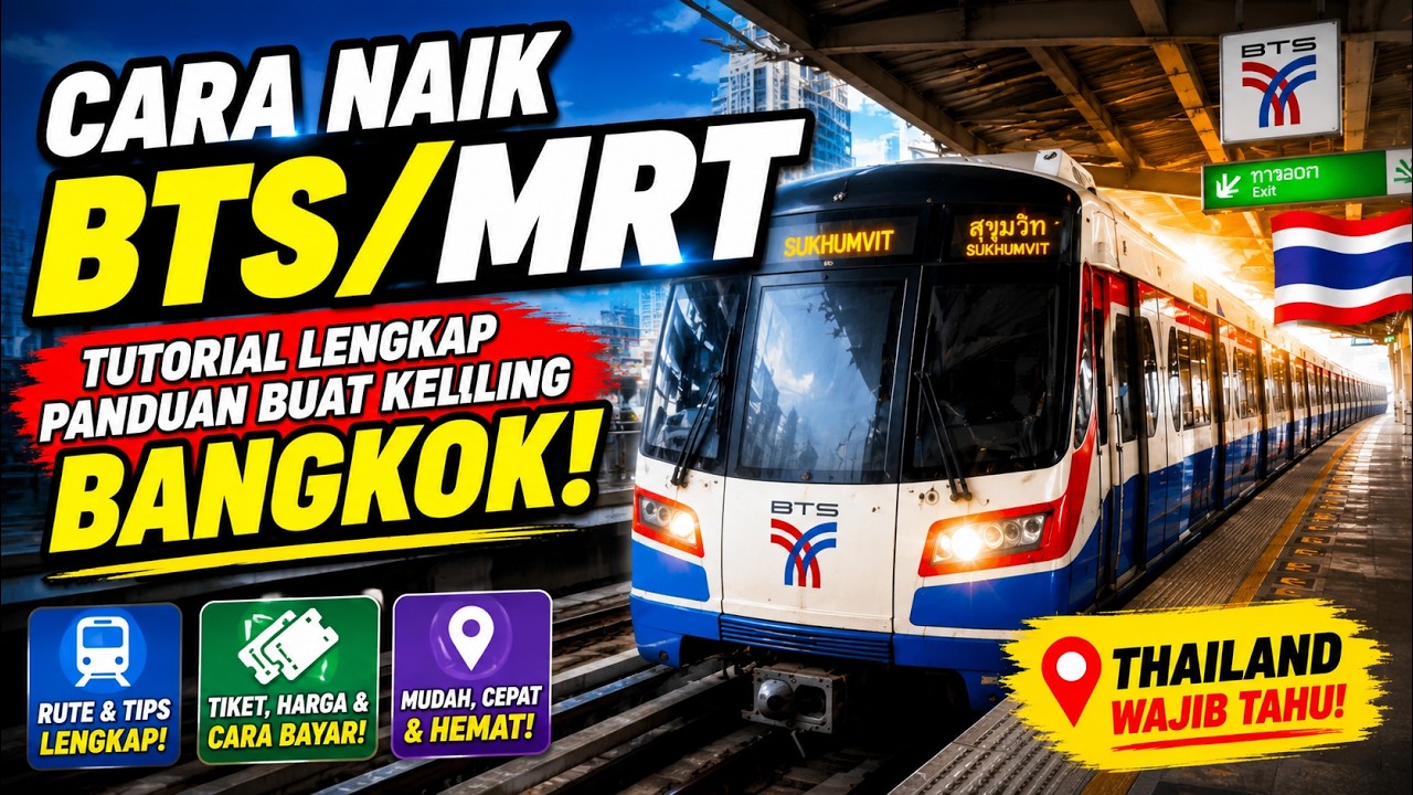 TUTORIAL CARA NAIK BTS DI BANGKOK THAILAND