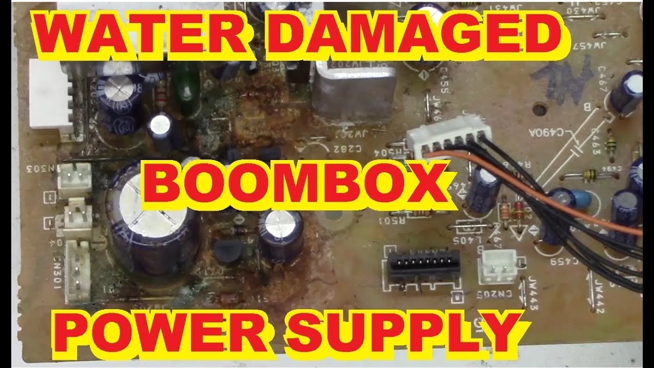 AIWA BOOMBOX WATER DAMAGE CSD-FD91