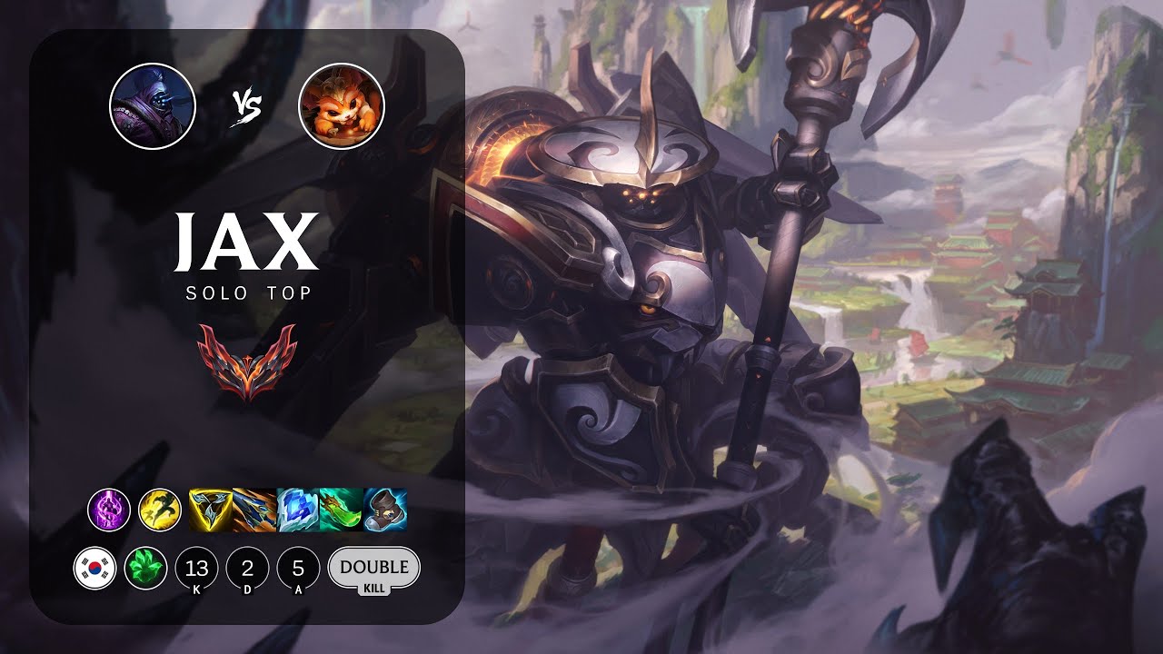 Jax Top vs Gnar - KR Grandmaster Patch 14.2