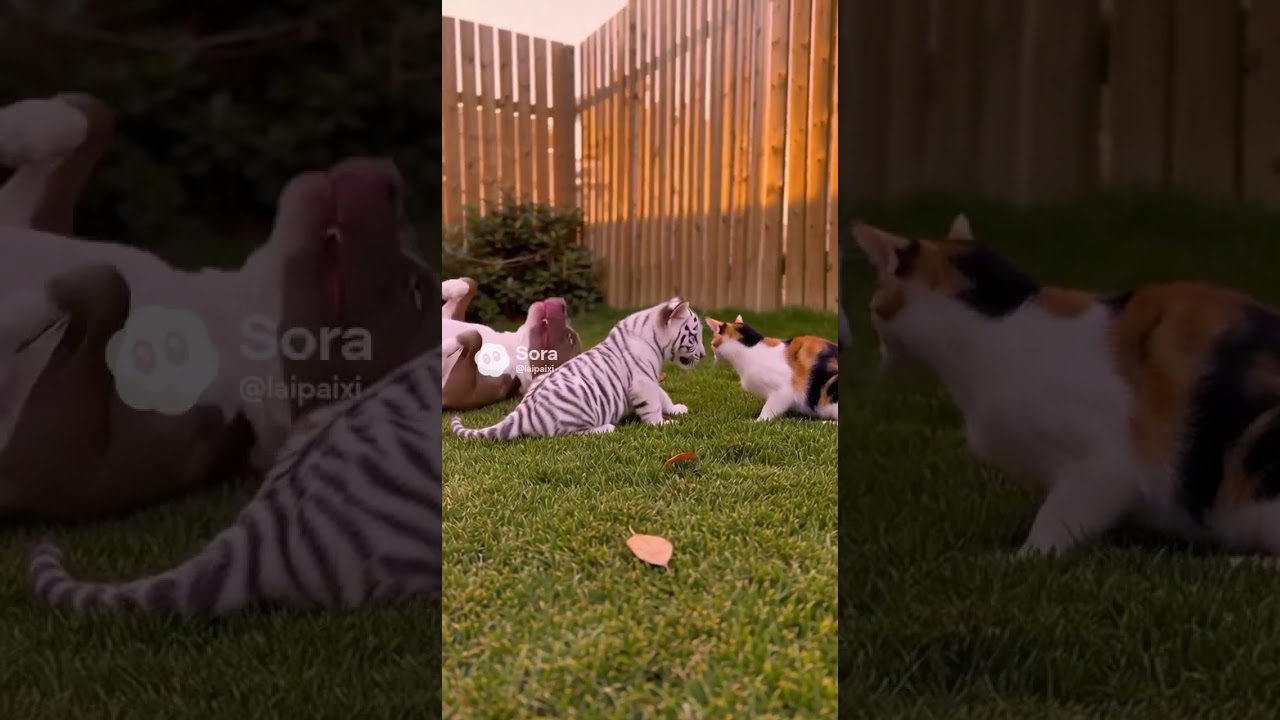 🛡️ Calm Courage: White Tiger Stops the Attack