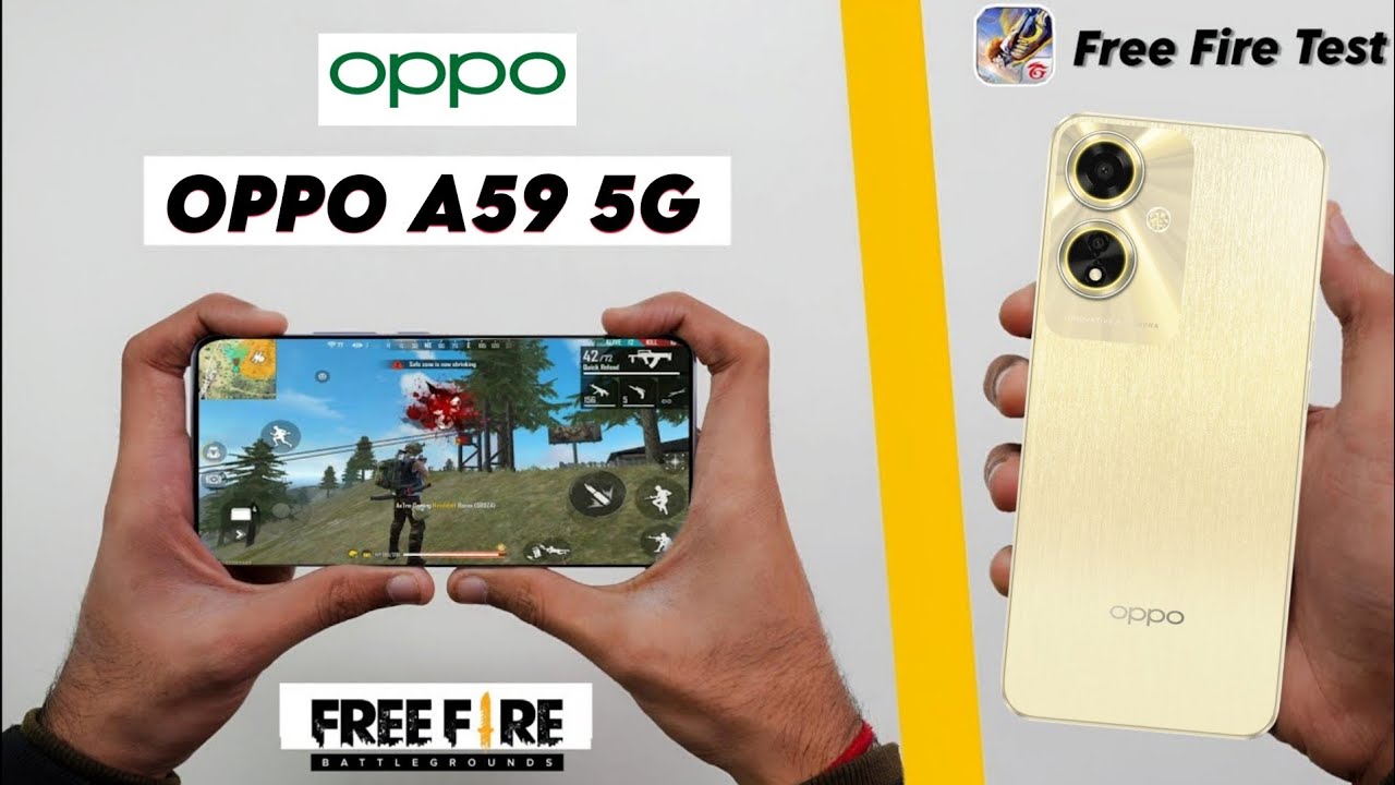 Тест Oppo A59 5G Free Fire — Oppo A59 5G Gaming, все функции, чипсет Dimensity 6020+ — 🔥Free Fire🔥