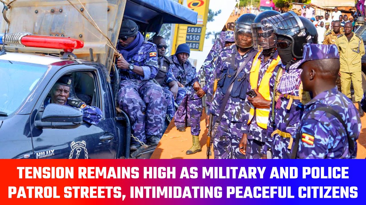 🚨 Tension Remains High as Military and Police Patrol Streets, Intimidating Peaceful Citizens