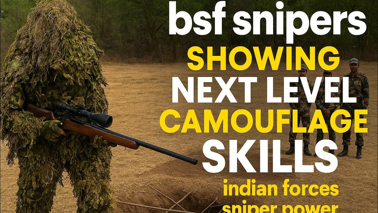 bsf snipers showing next level camouflage skills | indian forces sniper power #nsg #bsf