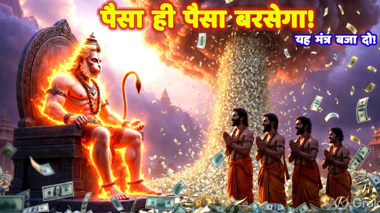 इतना पैसा 💸 बरसेगा की गिन नहीं पाओगे! 🚩 हनुमान जी का गुप्त धन प्राप्ति मंत्र | Hanuman Mantra