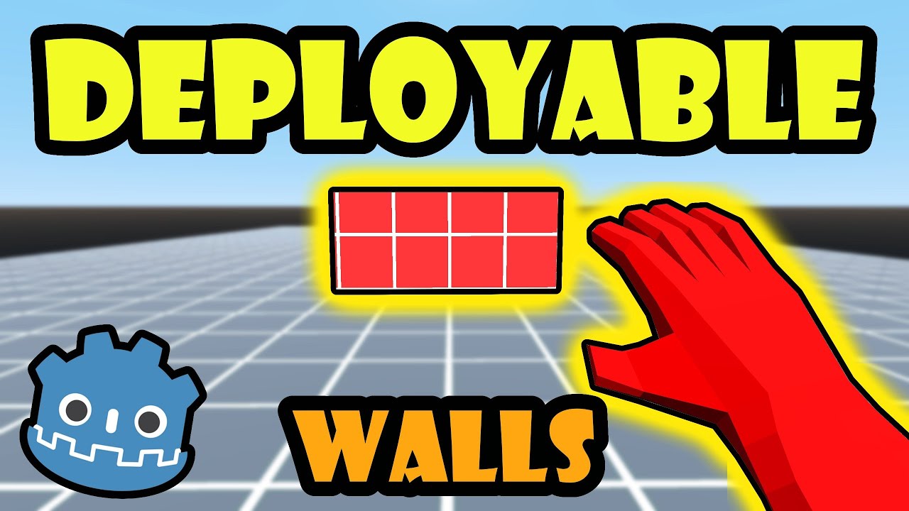 Deployable Walls (Valorant/Overwatch) in Godot Tutorial