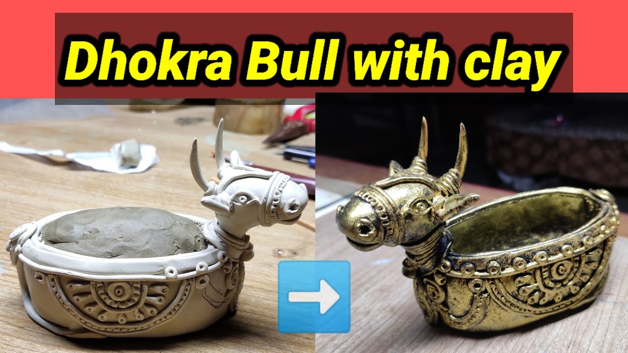 Dhokra Art|| Dhokra art with Clay||How to Make Exclusive Dhokra||