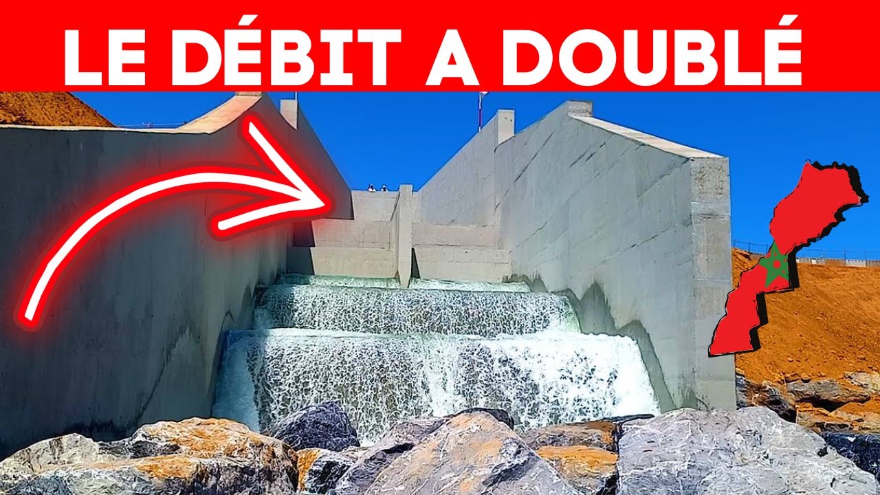 🌊 Barrage Sidi Mohammed Ben Abdellah : Évolution INCROYABLE du débit !