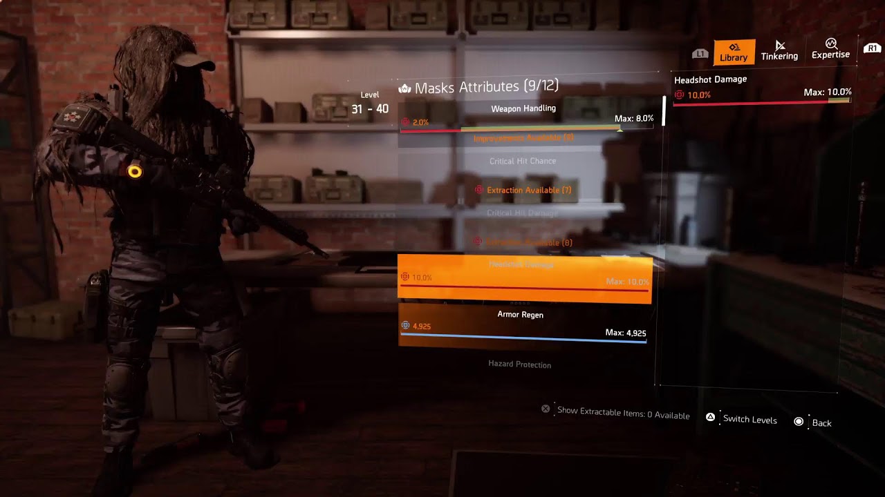 Division 2 testing builds ideas