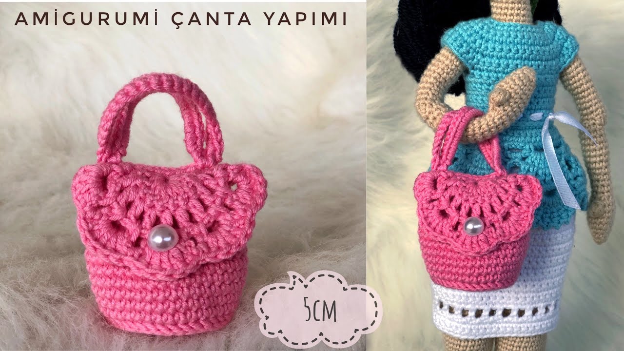 5см |  Как сделать сумочку для кукол амигуруми