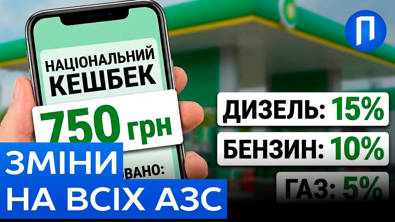 Кешбек на газ, бензин та ДП: ліміти, терміни та умови 2026 | Подробиці