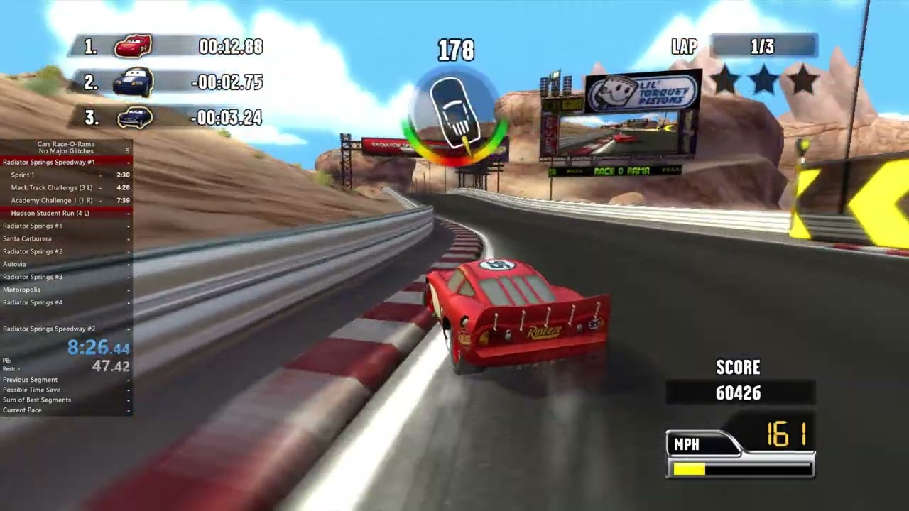 Cars: Race-O-Rama -  No Major Glitches - 1:32:21