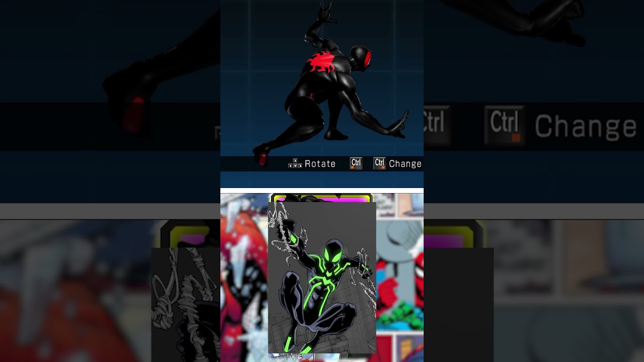 SPIDER MAN COSTUME References in ULTIMATE MARVEL VS CAPCOM 3 