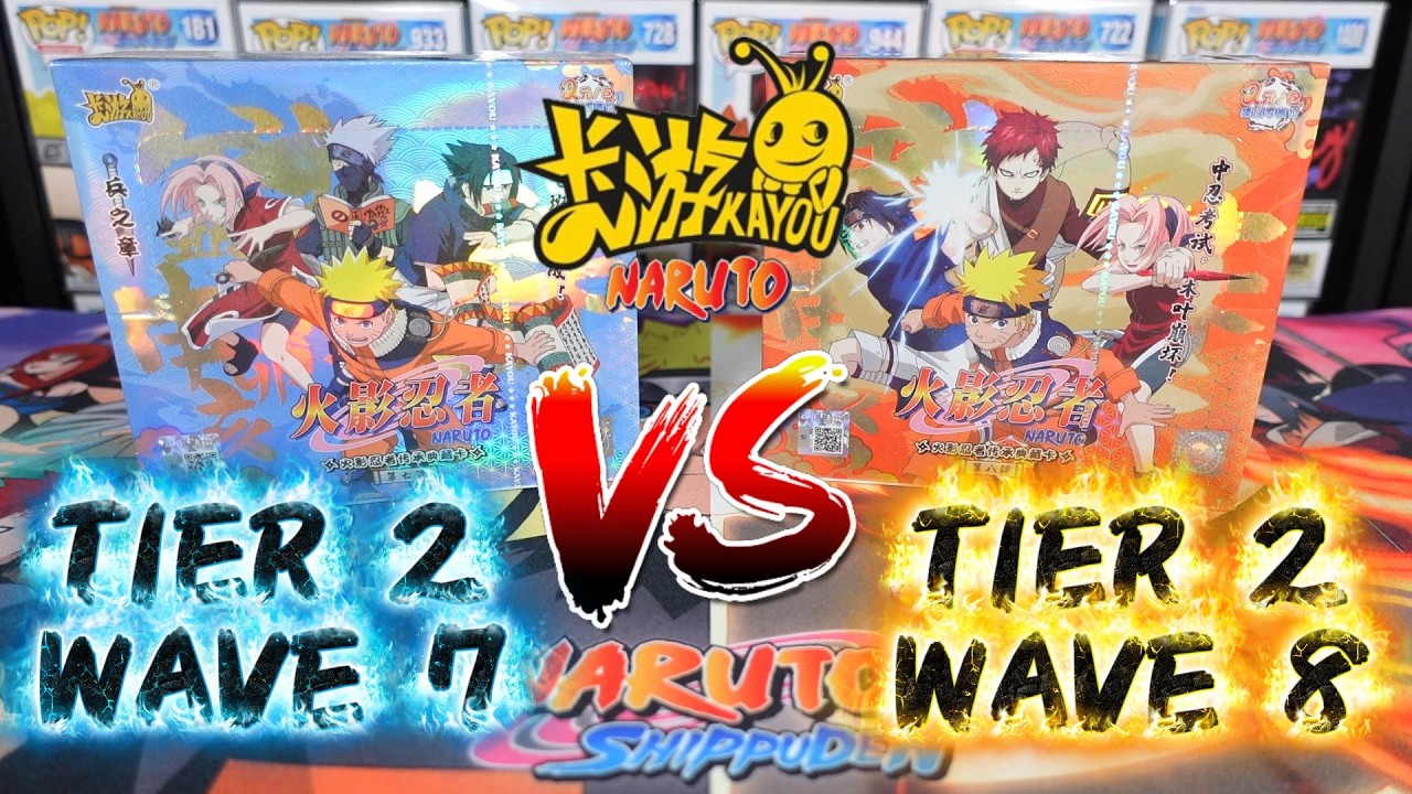 Битва бустеров Naruto Kayou - T2W7 против T2W8 - 60 пачек!!