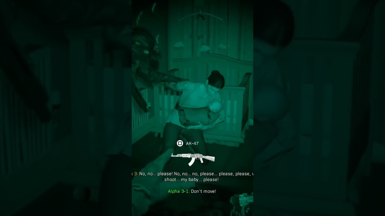 DO NOT shoot the BABY 😱 | Call of Duty Modern Warfare | CLEAN HOUSE MISSION #callofduty #cod #games