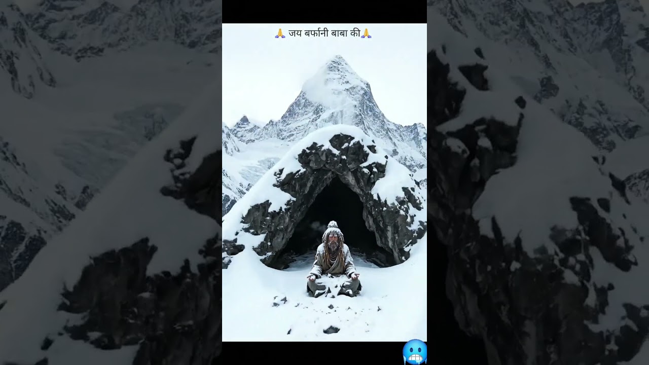 Barfani baba #aghora #aghoribaba #indiansadhu #harharmahadev #himalayas #shiva #lordshiva