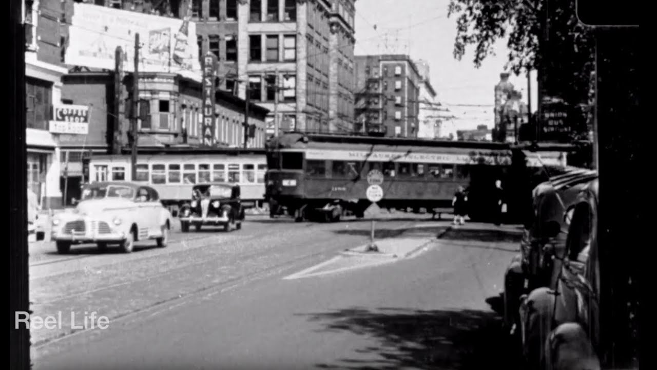 1945 Interurban Trains - The Transport Company, Milwaukee Electric Lines, Milwaukee, Wisconsin