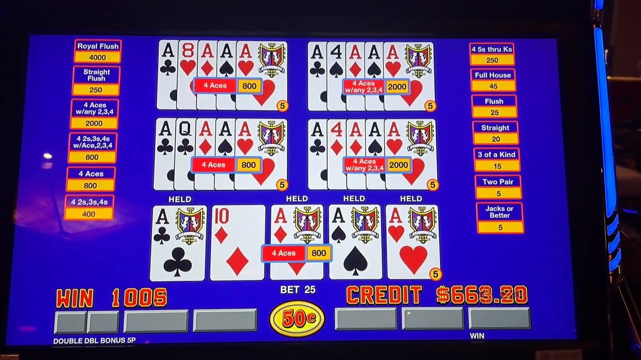 WOW!!! Dealt 4 Aces! Kickers? Please subscribe so I can get paid by YouTube 