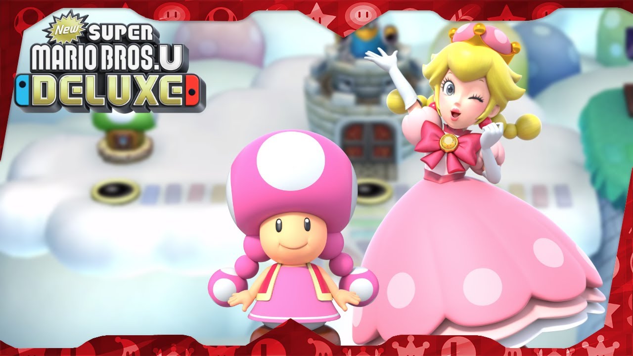 New Super Mario Bros. U Deluxe ᴴᴰ | World 7 (All Star Coins) Solo Toadette