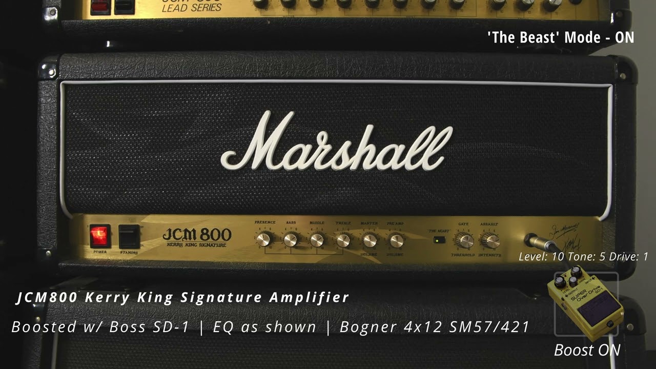 Marshall JCM800KK - Kerry King Signature Head Playthrough #JCM800 #JCM800KK #marshall