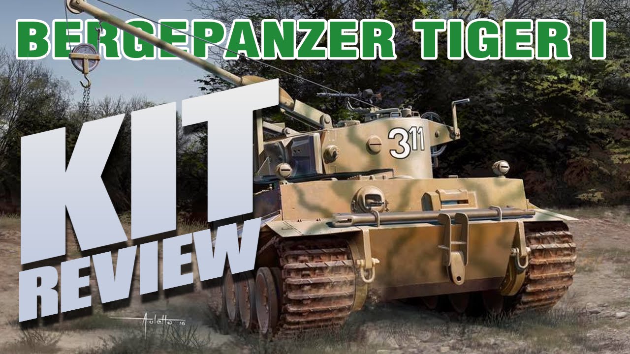 Обзор набора: Rye FIeld Model 5008 Bergepanzer TIger I в масштабе 1/35